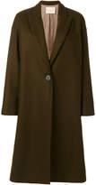 Thumbnail for your product : Erika Cavallini V-neck lapel coat