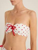 Thumbnail for your product : Marysia Swim Antibes Lace Up Bandeau Bikini Top - Womens - White