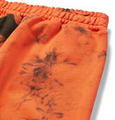 Thumbnail for your product : Helmut Lang Tie-Dyed Loopback Cotton-Jersey Shorts