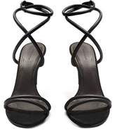 Thumbnail for your product : Isabel Marant Abigua Tie Ankle Leather Sandals - Womens - Black