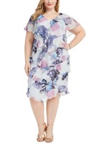 Thumbnail for your product : SL Fashions Plus Size Tiered Shift Dress