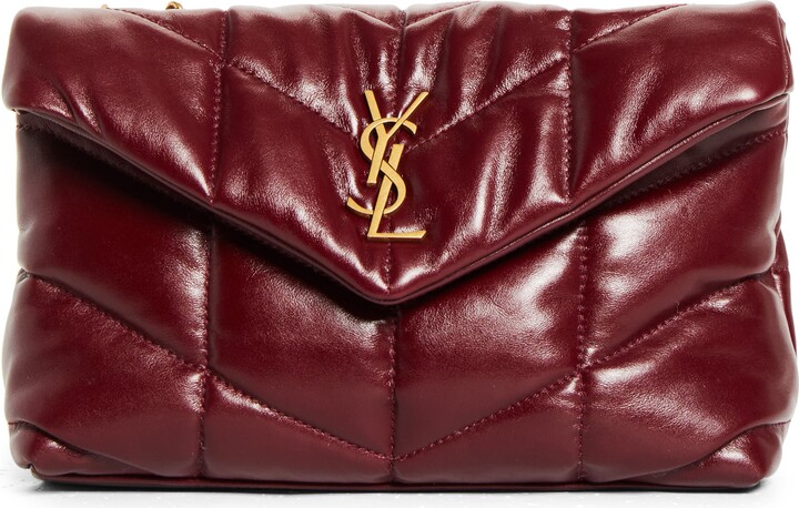 Saint Laurent Toy Loulou Quilted Puffer Leather Shoulder Bag