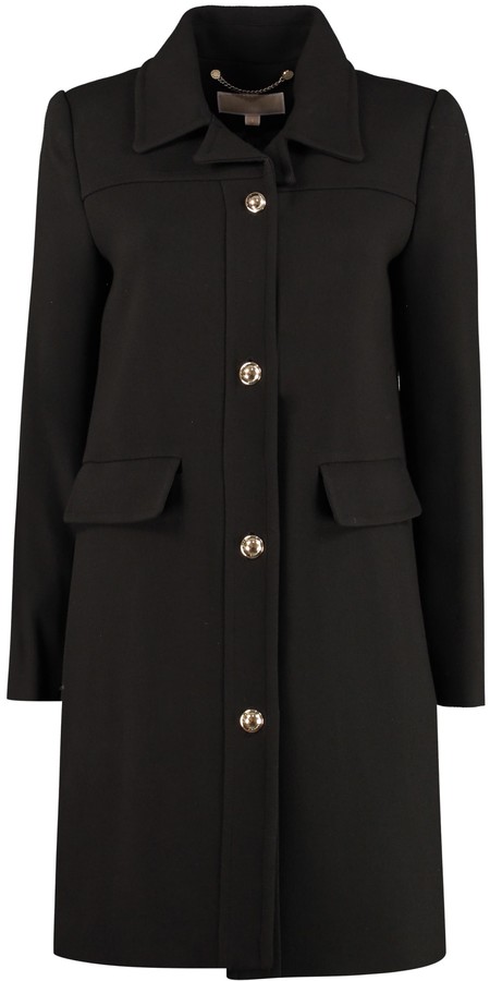 long black michael kors coat