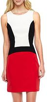 Thumbnail for your product : JCPenney Bisou Bisou® Colorblock Shift Dress