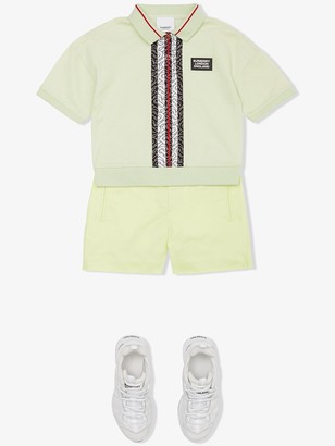Burberry Children Embroidered Logo Shorts