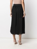 Thumbnail for your product : Patrizia Pepe Stud Embellished High-Waisted Skirt