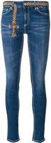 Thumbnail for your product : Dondup embroidered cross skinny jeans