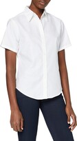Thumbnail for your product : Fruit of the Loom Women's Oxford Short Sleeve Shirt