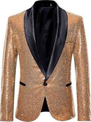 sequin suit jacket mens