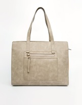 Thumbnail for your product : Warehouse Flat Pocket Tote