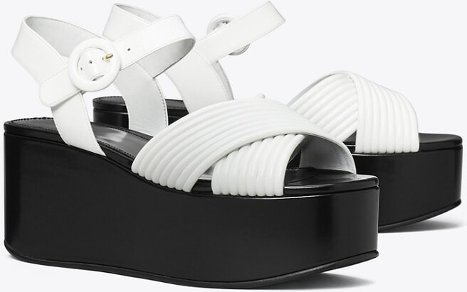 Bombe Cross-Strap Platform Sandal