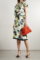 Thumbnail for your product : Marni Floral-print Crepe Skirt - White