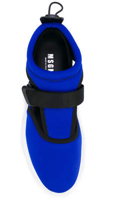 MSGM strap fastening sneakers