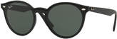 Thumbnail for your product : Ray-Ban Round Lens-Over-Frame Plastic Sunglasses