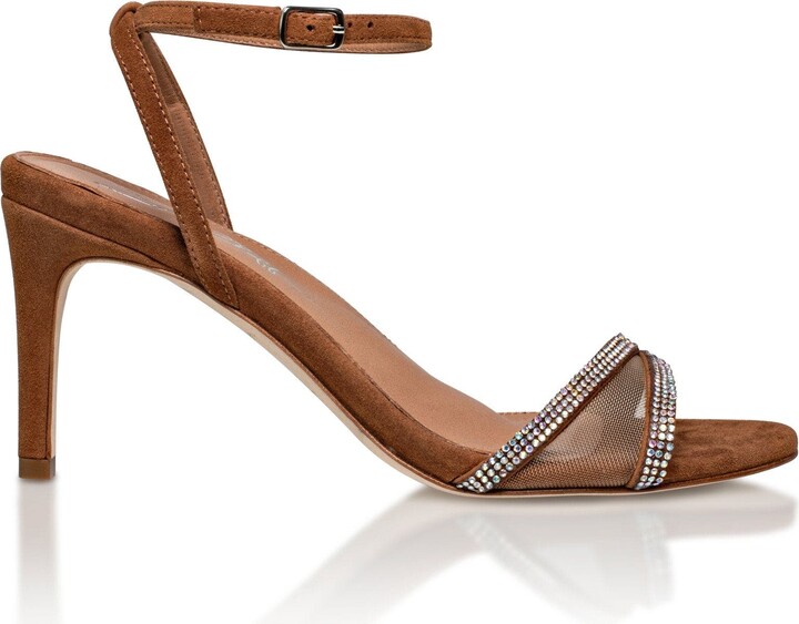Joan Oloff Shoes Fame Ankle Strap Sandal Heel
