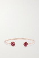 Thumbnail for your product : Selim Mouzannar Beirut 18-karat Rose Gold Rhodolite Cuff - one size