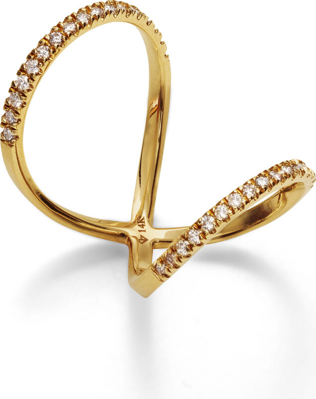 CARBON & HYDE Olympia Yellow Gold Ring