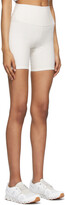 Thumbnail for your product : Alo White High-Waist Biker Shorts