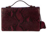 Thumbnail for your product : Gucci Lady Lock Python Briefcase Clutch
