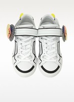 Thumbnail for your product : Pierre Hardy Multicolor White Leather Sneaker