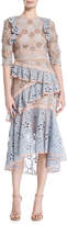 Thumbnail for your product : Alexis Mikaela Lace Tiered Midi Cocktail Dress