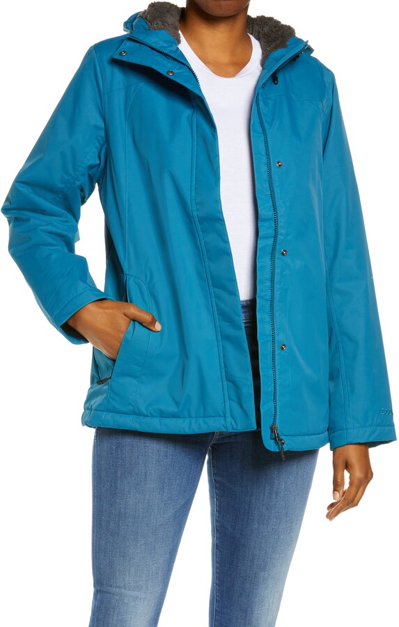 fleece lined nylon jacket