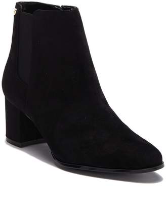 calvin klein fisa suede ankle bootie