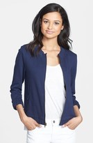 Thumbnail for your product : Caslon Front Zip Cotton Terry Jacket