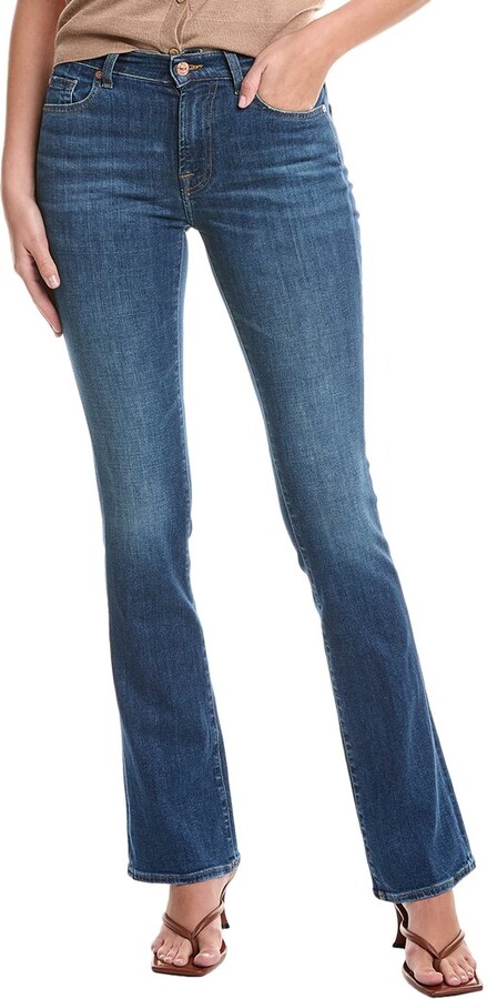 7 For All Mankind Slim Illusion Kimmie Highline Bootcut Jean