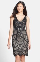 Thumbnail for your product : JS Collections Women's Beaded Scalloped Sheath Dress