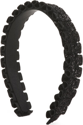 TJMAXX Rafaela Metallic Velvet Headband, Polyester