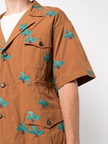 Thumbnail for your product : SASQUATCHfabrix. Hiiragi embroidery safari shirt