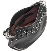 Thumbnail for your product : Jimmy Choo ARTIE Black Leather Shoulder Body Bag with Punk Studs