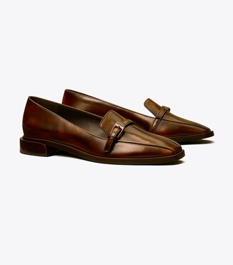Tory Burch Buckle Flat Loafer - ShopStyle