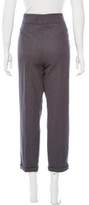 Thumbnail for your product : Brunello Cucinelli Virgin Wool High-Rise Pants w/ Tags