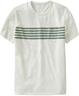 Thumbnail for your product : Old Navy Men's Chest-Stripe Slub-Knit Tees