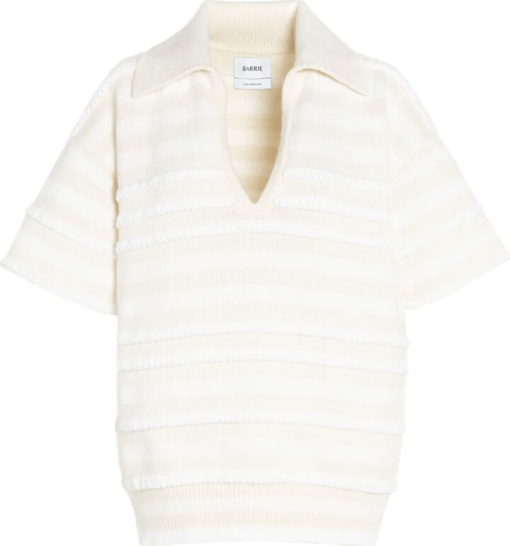 Barrie Striped Polo Top