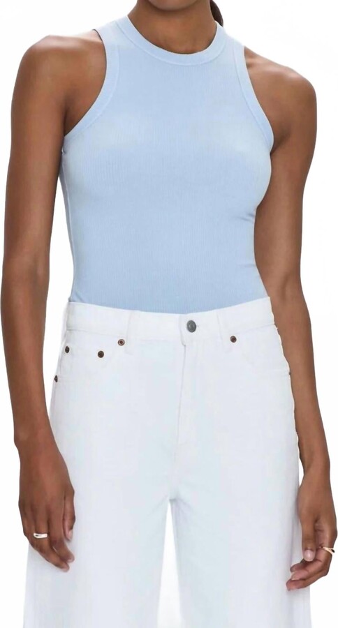 Pistola Denim Blake Bodysuit In Blue