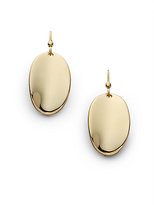 Thumbnail for your product : Roberto Coin 18K Yellow Gold Oval Drop Earrings