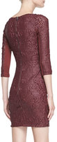 Thumbnail for your product : Haute Hippie Fitted Laser-Cut Rose Dress