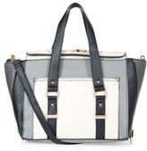 Thumbnail for your product : New Look Black Colour Block Winged Tote Bag