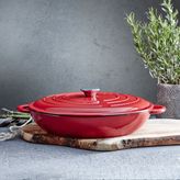 Thumbnail for your product : House of Fraser Red 31cm low round cast iron casserole