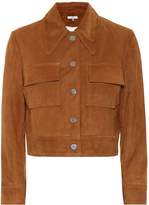 Thumbnail for your product : Ganni Salvia suede jacket