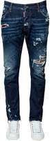 Thumbnail for your product : DSQUARED2 16.5cm Kenny Twist Patches Denim Jeans