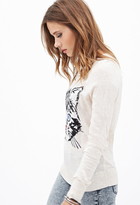 Thumbnail for your product : Forever 21 Kitten Graphic Sweater