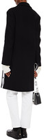 Thumbnail for your product : Love Moschino Snap-detailed wool-blend felt coat