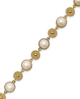 Thumbnail for your product : Charter Club Gold-Tone Casted Faux Pearl Bracelet