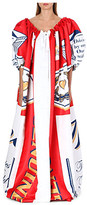Thumbnail for your product : Moschino Printed cape dress