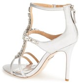 Thumbnail for your product : Badgley Mischka 'Giovanna II' Satin Ankle Strap Sandal (Women)