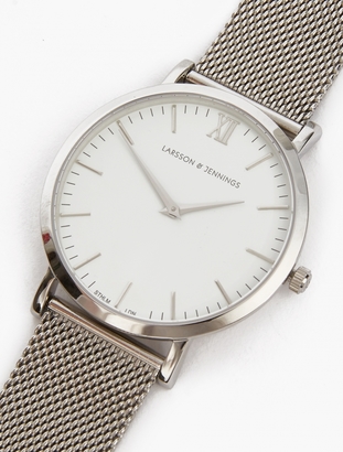 Larsson & Jennings Silver Lugano 40mm Watch